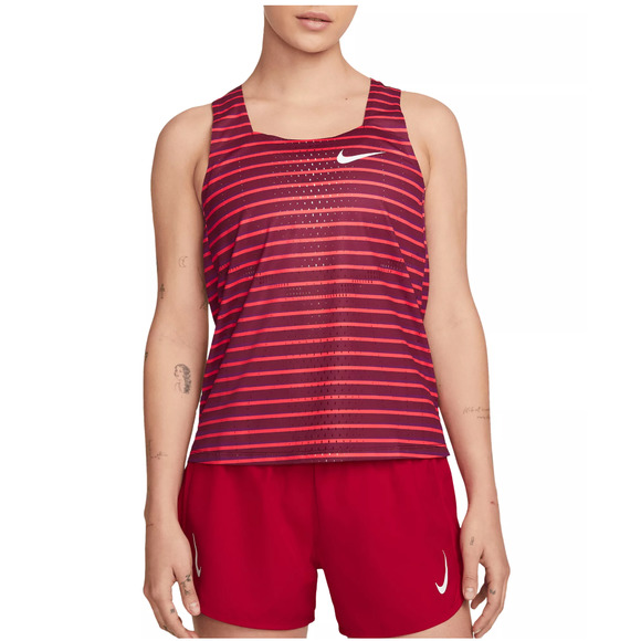 $70 Nike Dri-FIT ADV Tank Top Womens Medium AeroSwift Running Singlet DR5852-638 - Picture 1 of 5